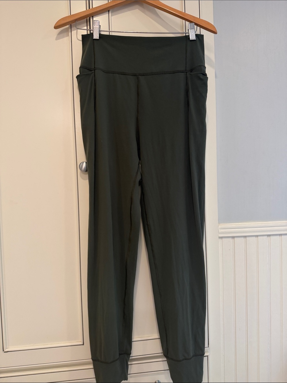 CALIA by Carrie Underwood Dark Olive Green High-Rise Joggers, S